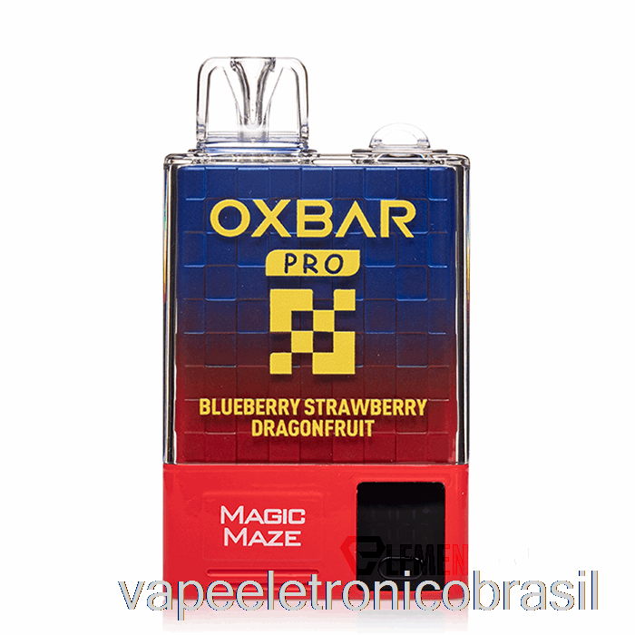 Vape Recarregável Oxbar Magic Maze Pro 10000 Descartável Mirtilo Morango Dragonfruit